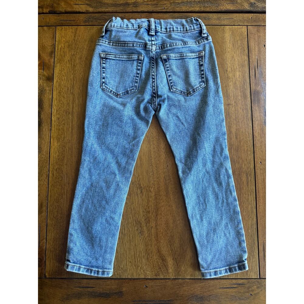 Gap Kids Stretch Skinny Jeans Girls Size 5 Regular Light Wash Denim - Picture 4 of 10